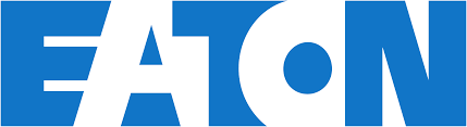 Eaton logo in blue and white text.